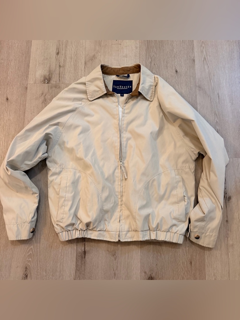 🍂 VINTAGE VAN HEUSEN PINSTRIPE HARRINGTON JACKET 🍂